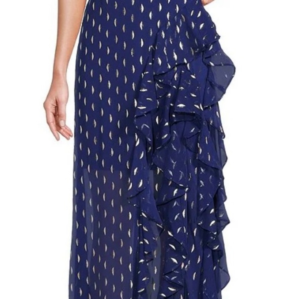 Betsy & Adam Blue and Gold Gown